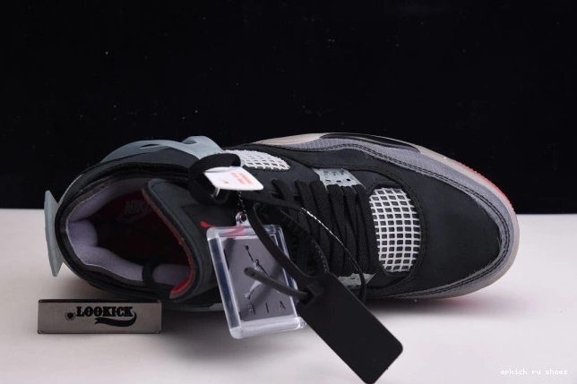 Cheap Retro Jordan CV9388-001 Off White x 4 Bred Air 0818
